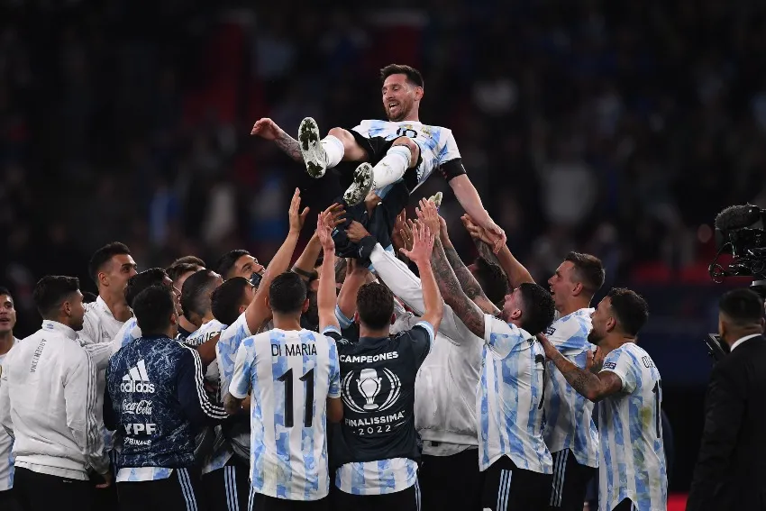 MEXSPORT Messi en un partido con Argentina