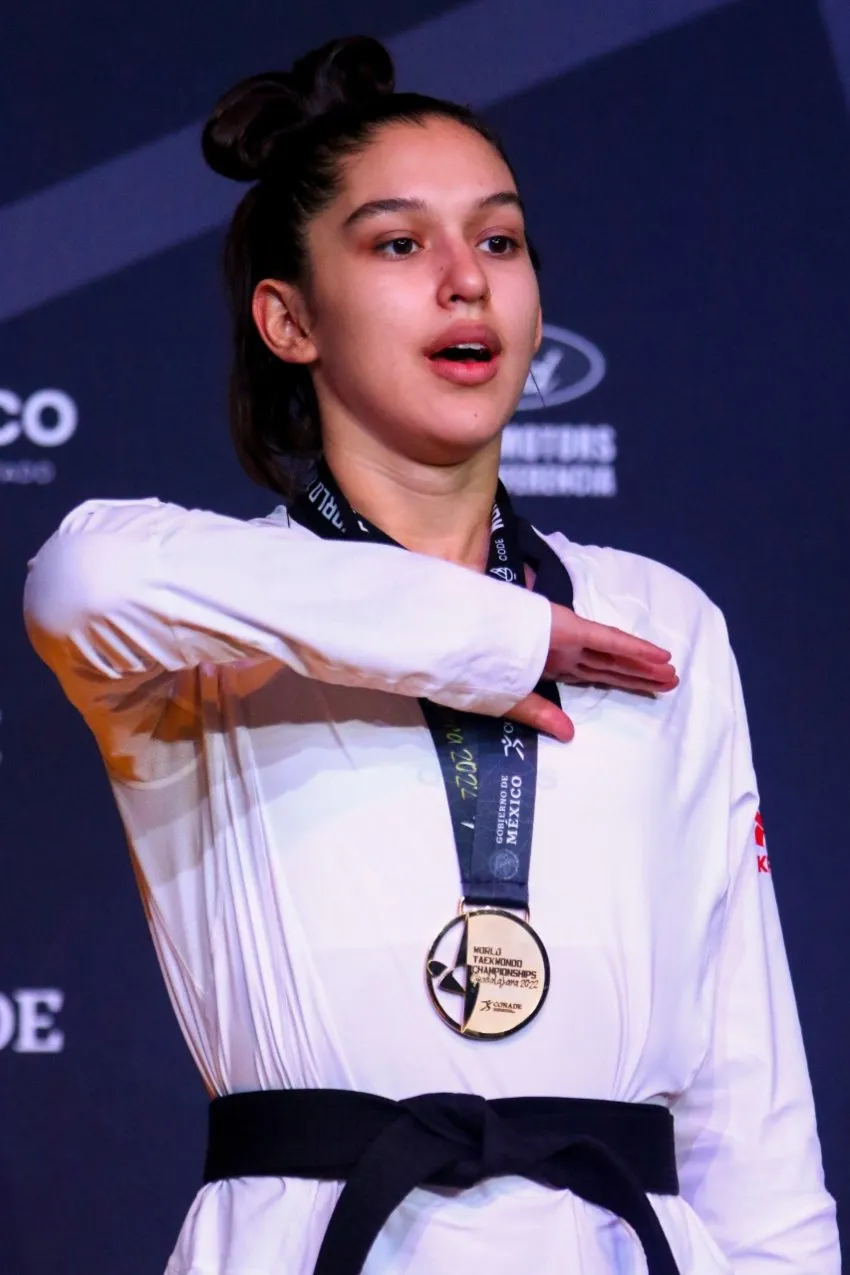 SPORT PRESS Leslie Soltero tras ganar el Oro