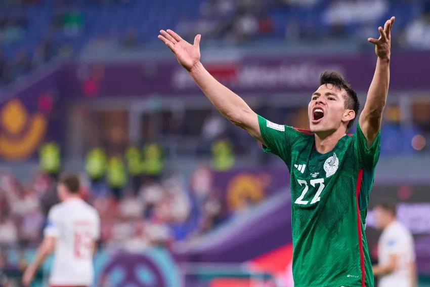 MEXSPORT Lozano en el debut del Tri en Qatar 2022