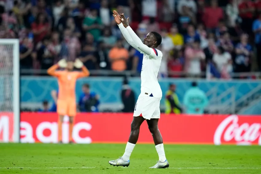 AP Timothy Weah en el Mundial de Qatar 2022