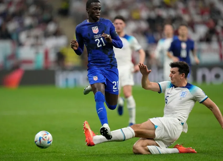 AP Timothy Weah en el Mundial de Qatar 2022