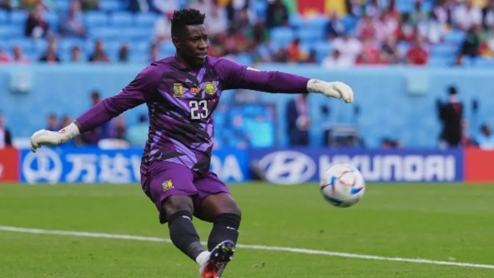 MEXSPORT Onana en el encuentro ante Suiza
