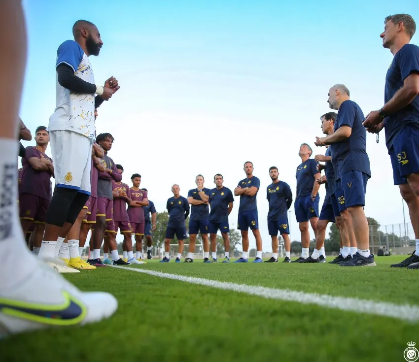 @AlNassrFC_EN Al-Nassr en entrenamiento