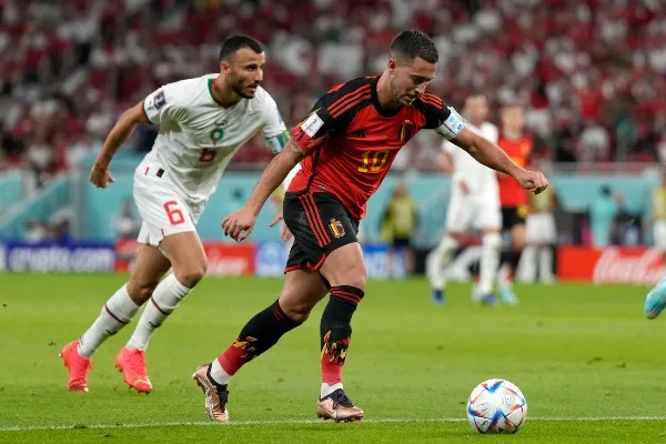 AP Eden Hazard con Bélgica en Qatar 2022