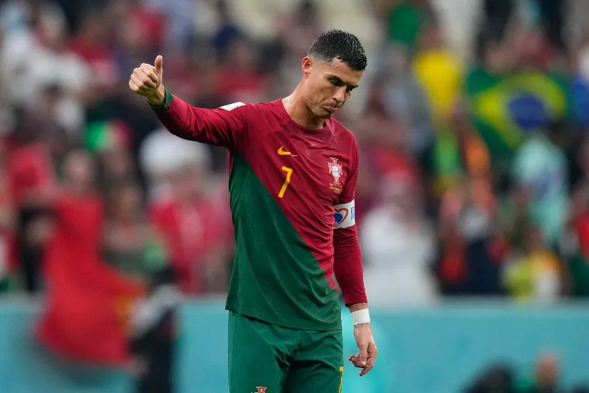 AP Cristiano Ronaldo con Portugal en Qatar 2022
