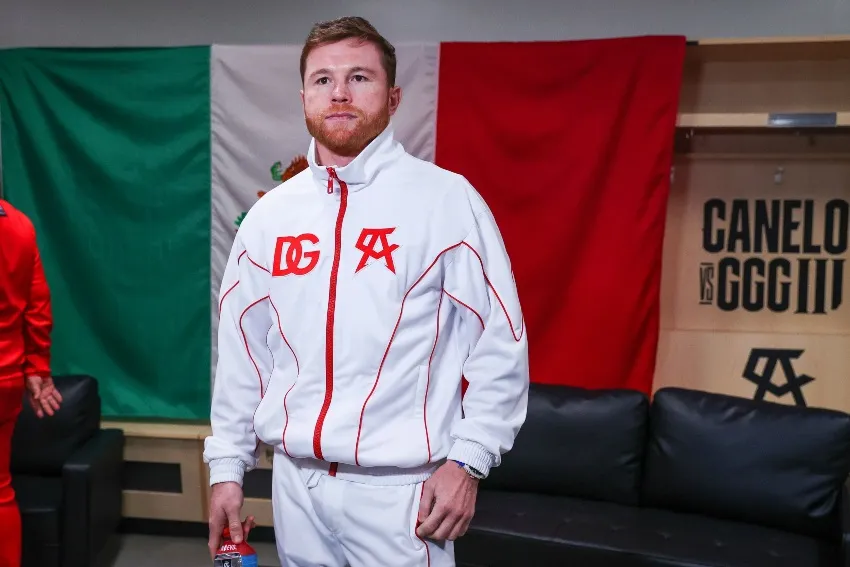 MEXSPORT Canelo Álvarez previo a una pelea