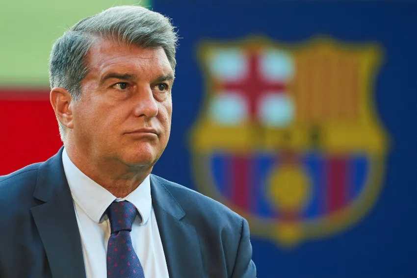 AP Joan Laporta, presidente de Barcelona