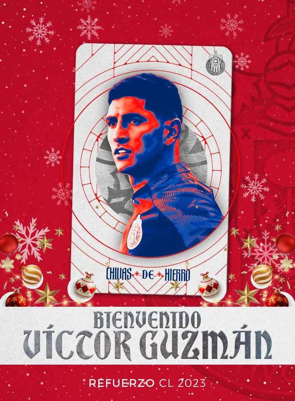 @CHIVAS La imagen con la que lo presentaron en Chivas