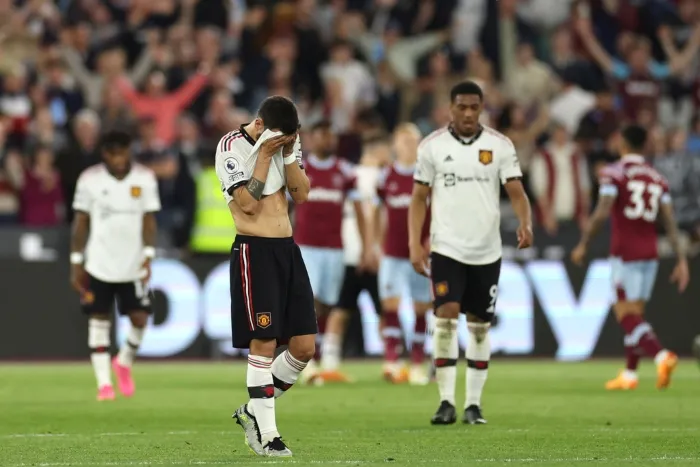 AP Bruno Fernandes lamenta la derrota