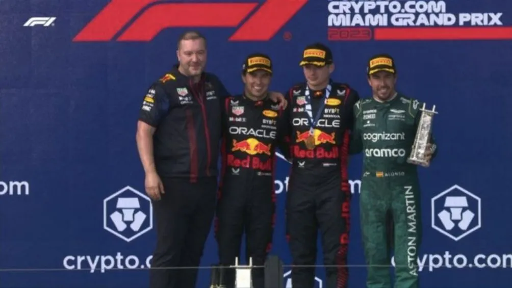 TWITTER: @F1 Verstappen ganó el GP de Miami