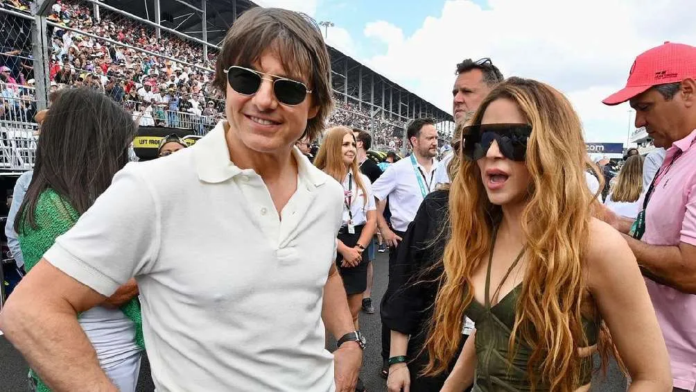 ESPECIAL La cantante colombiana estuvo acompañada de Tom Cruise