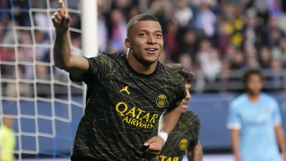 AP Mbappé anotó su gol 24to en Liga