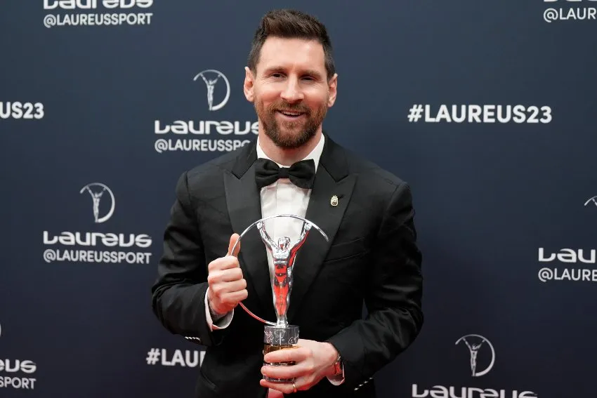 AP Messi, el mejor deportista del mundo en 2022
