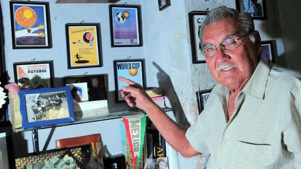 AGENCIA RÉCORD 'La Tota' Carbajal recuerda sus cinco Copas del Mundo