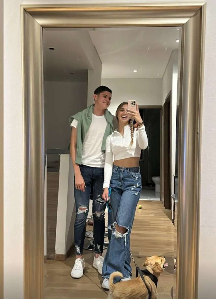 INSTAGRAM: @naileavidrio Nailea Vidrio e Israel Reyes, la pareja del momento en la Liga MX