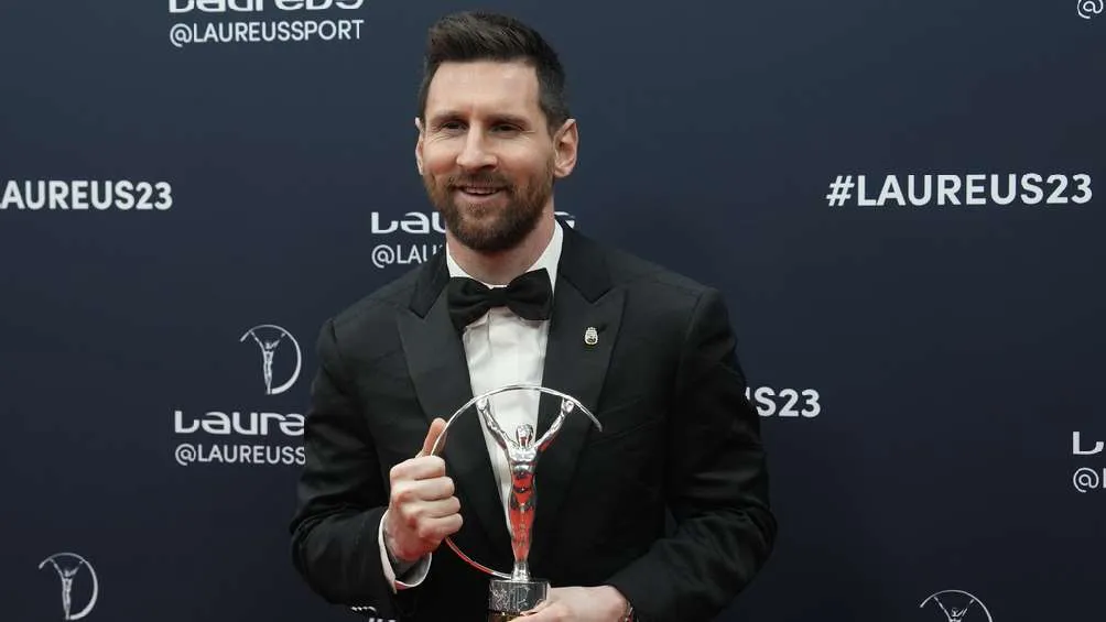 AP Messi ganó su segundo premio Laureus en su carrera