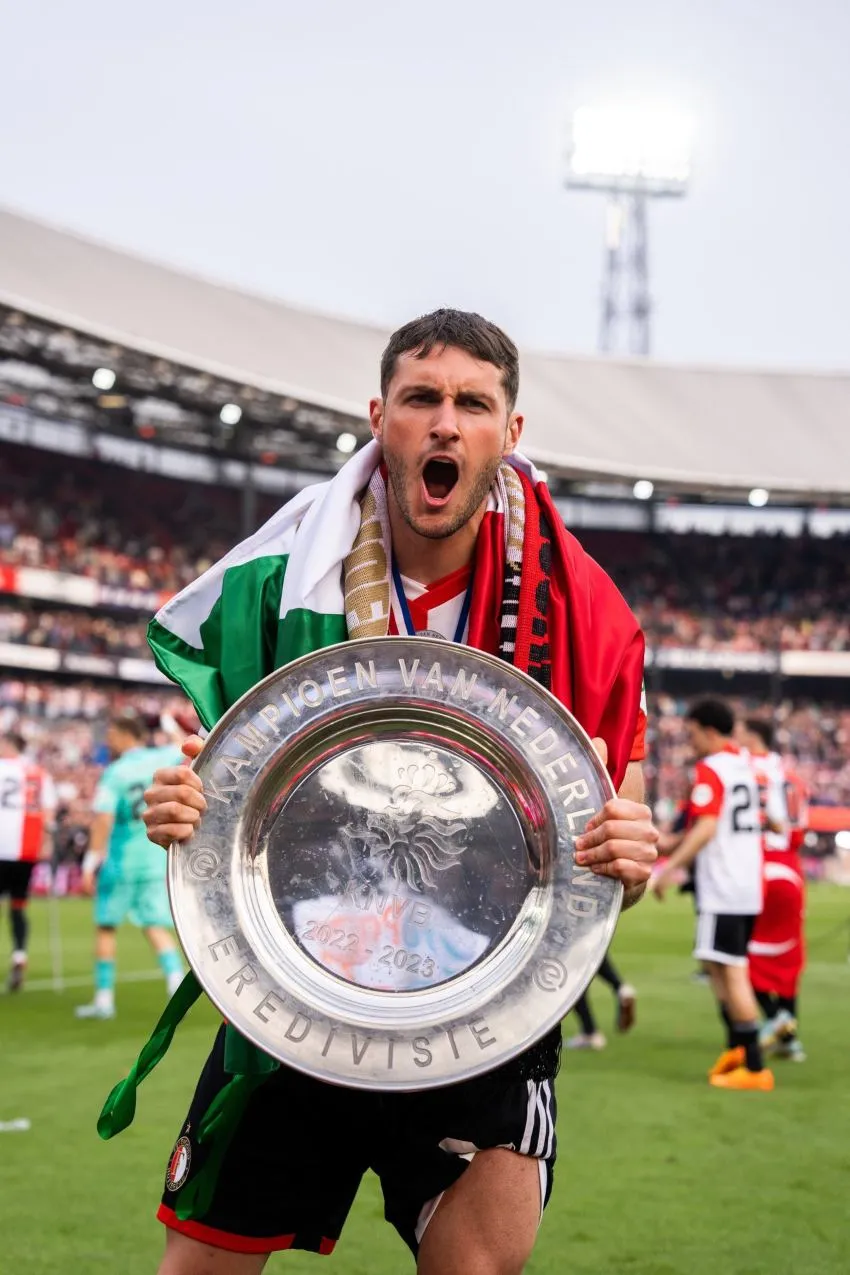 TWITTER: @Feyenoord Feyenoord celebrando su título con el Feyenoord