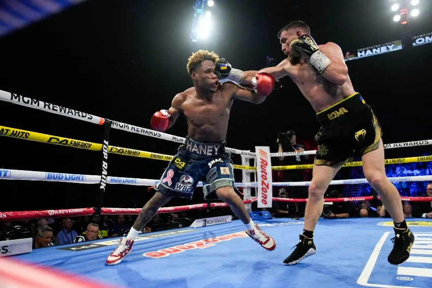 AP Haney venció a Lomachenko en Las Vegas