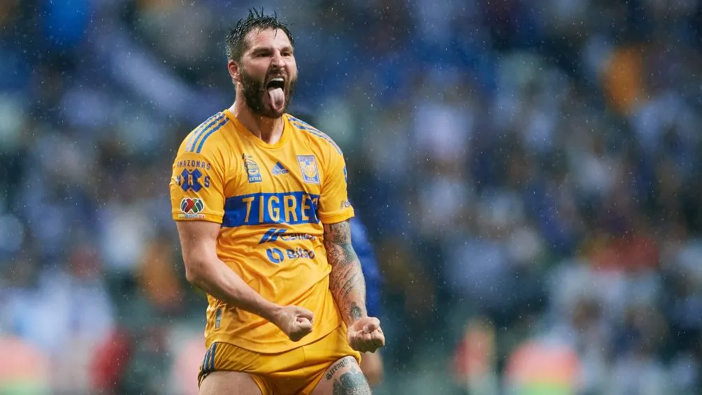 MEXSPORT Gignac celebra el triunfo ante Rayados