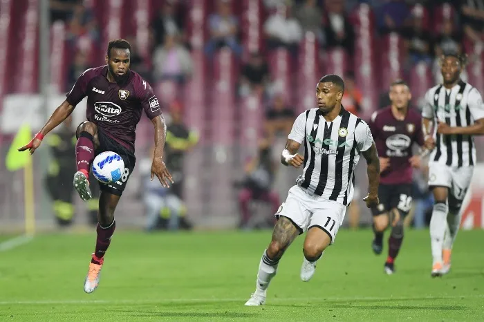 TWITTER @officialuss1919 Salernitana vs Udinese en un encuentro pasado