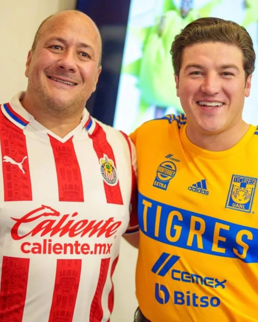 INSTAGRAM: @samuelgarcias Gobernador de Jalisco y García en la Ida de la Final