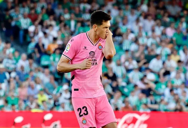 INSTAGRAM: @cjasib César Montes celebrando su gol con el Espanyol