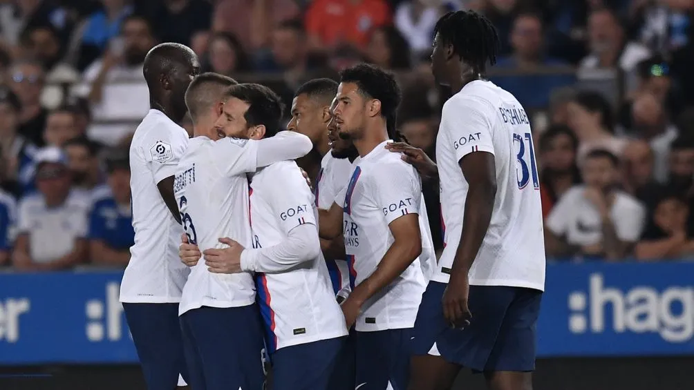 TWITTER: @PSG_Inside El PSG festeja el título de la Ligue One