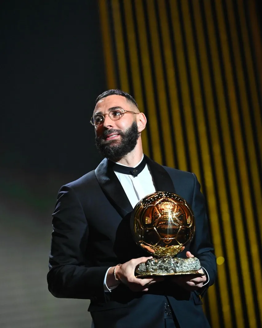 AP Benzema, actual Balón de Oro en varonil
