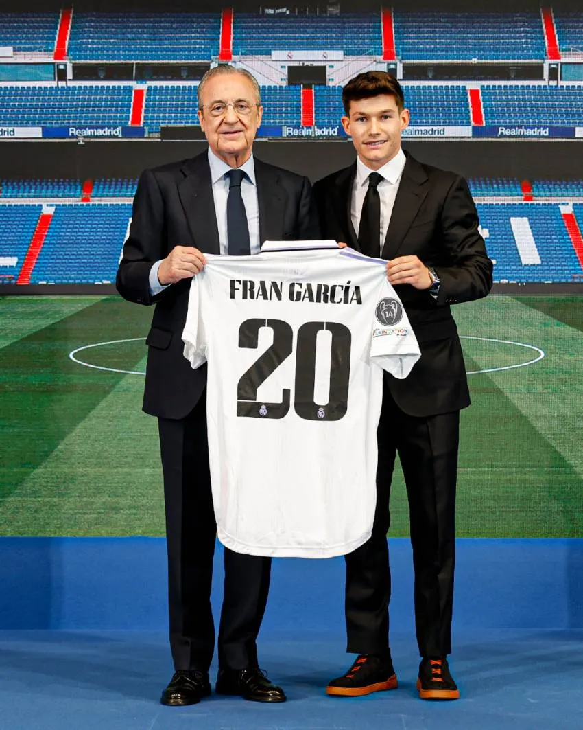 TWITTER: @realmadrid Fran García, nuevo '20' del Real Madrid