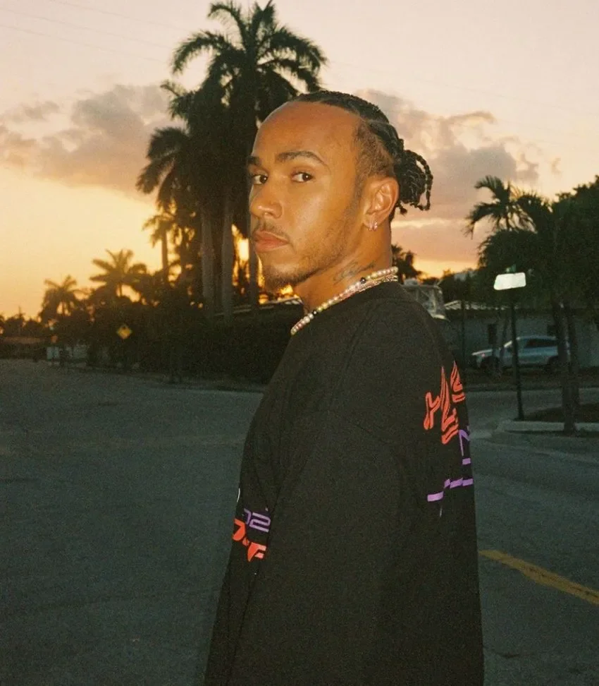 INSTAGRAM: @lewishamilton Hamilton previo a un GP de la F1