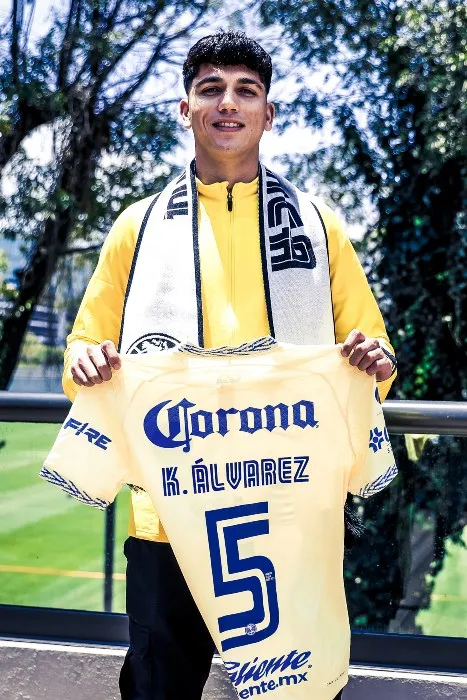 TWITTER @clubamerica Kevin Álvarez llega al América