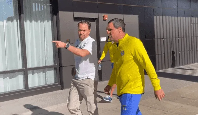 TWITTER: @ClubAmerica André Jardine y Santiago Baños en Utah