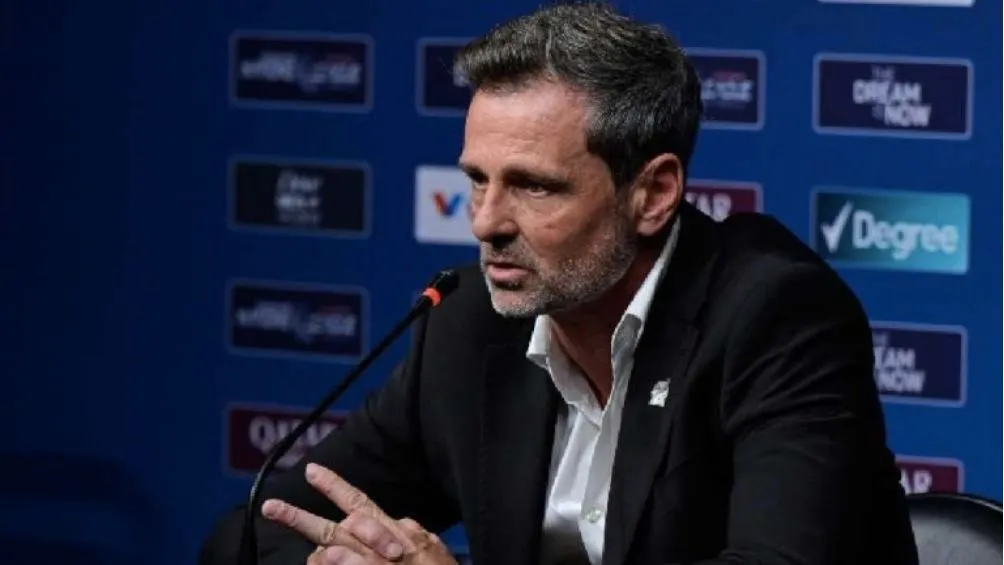 MEXSPORT Diego Cocca durante una conferencia de prensa