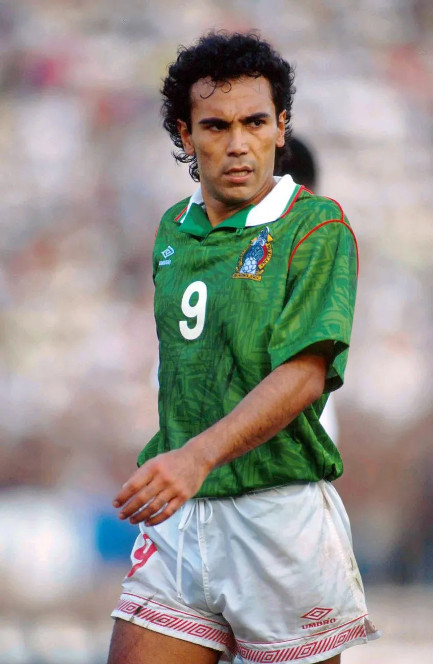 Hugo Sánchez cuando jugaba para el Tri Hugo Sánchez cuando jugaba para el Tri