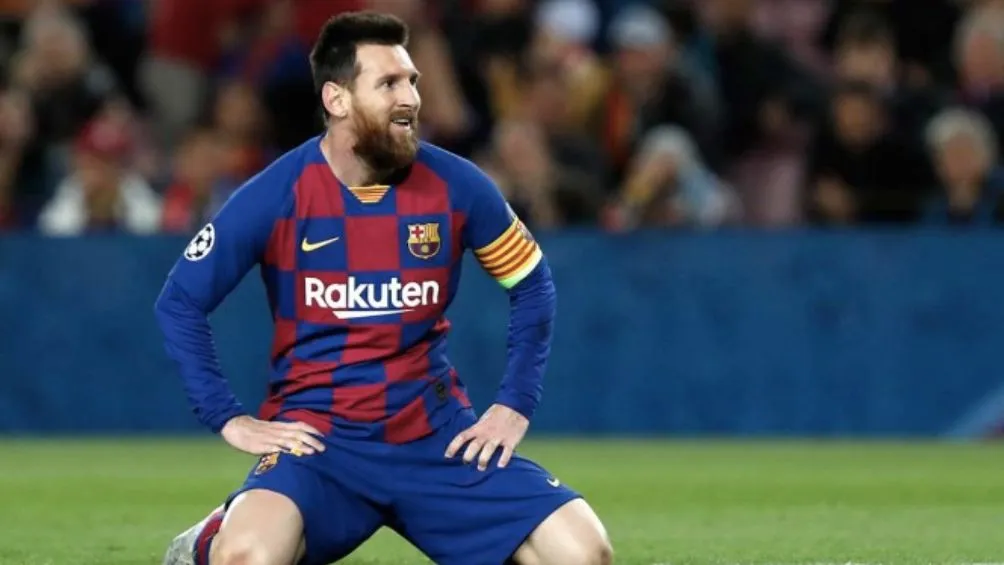 AP El argentino jugando con el Barcelona