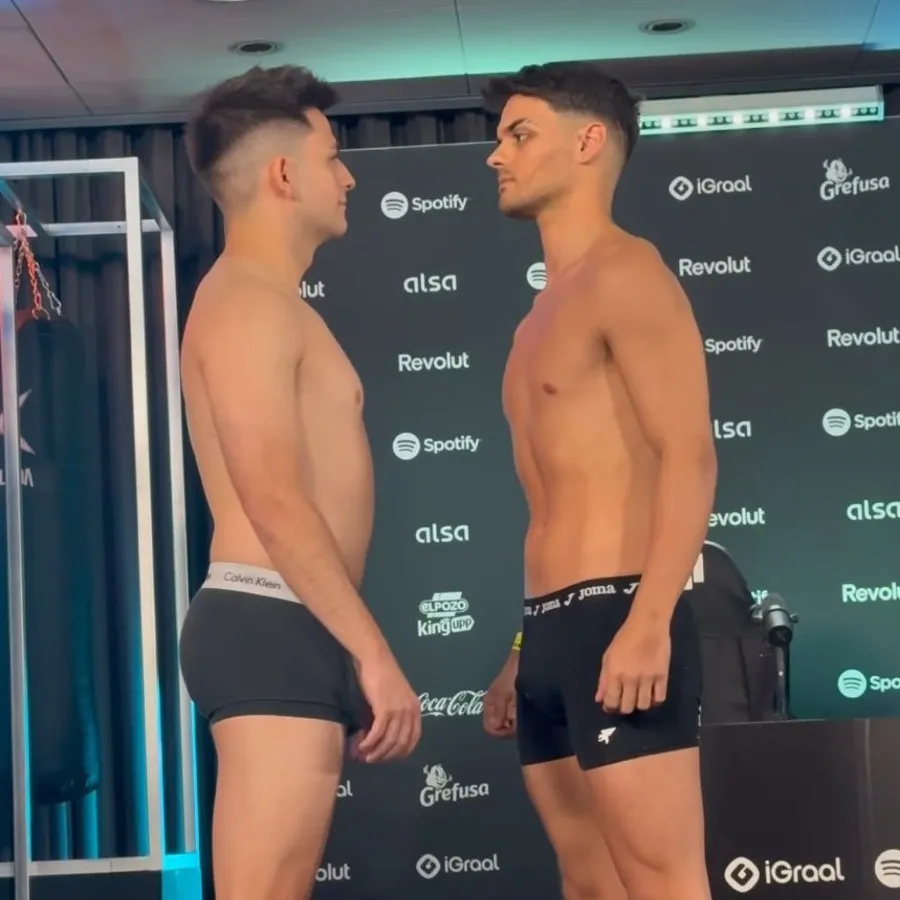 CAPTURA DE PANTALLA: INSTAGRAM Abraham Mateo y Ampeter previo a la pelea