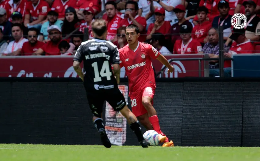 @TolucaFC Sait Gálvez en su debut con Toluca
