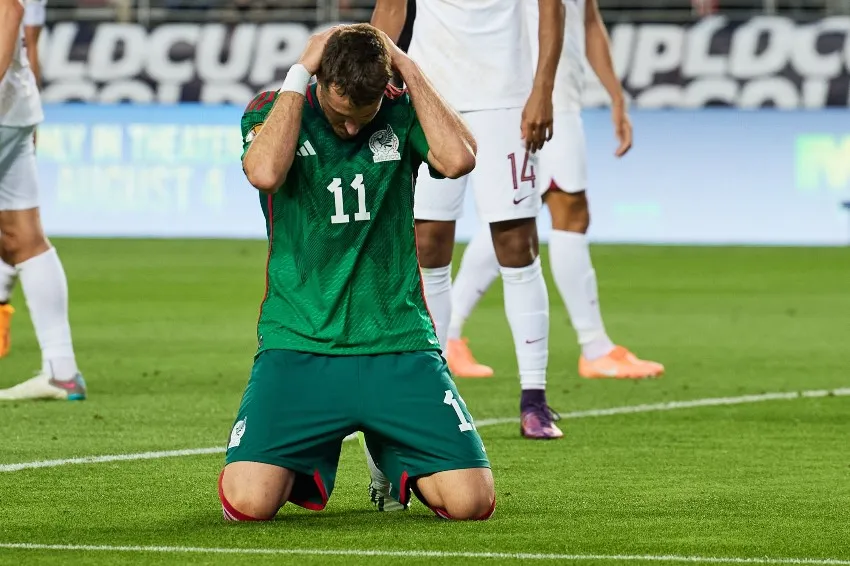 MEXSPORT Santi Giménez tras caer ante Qatar