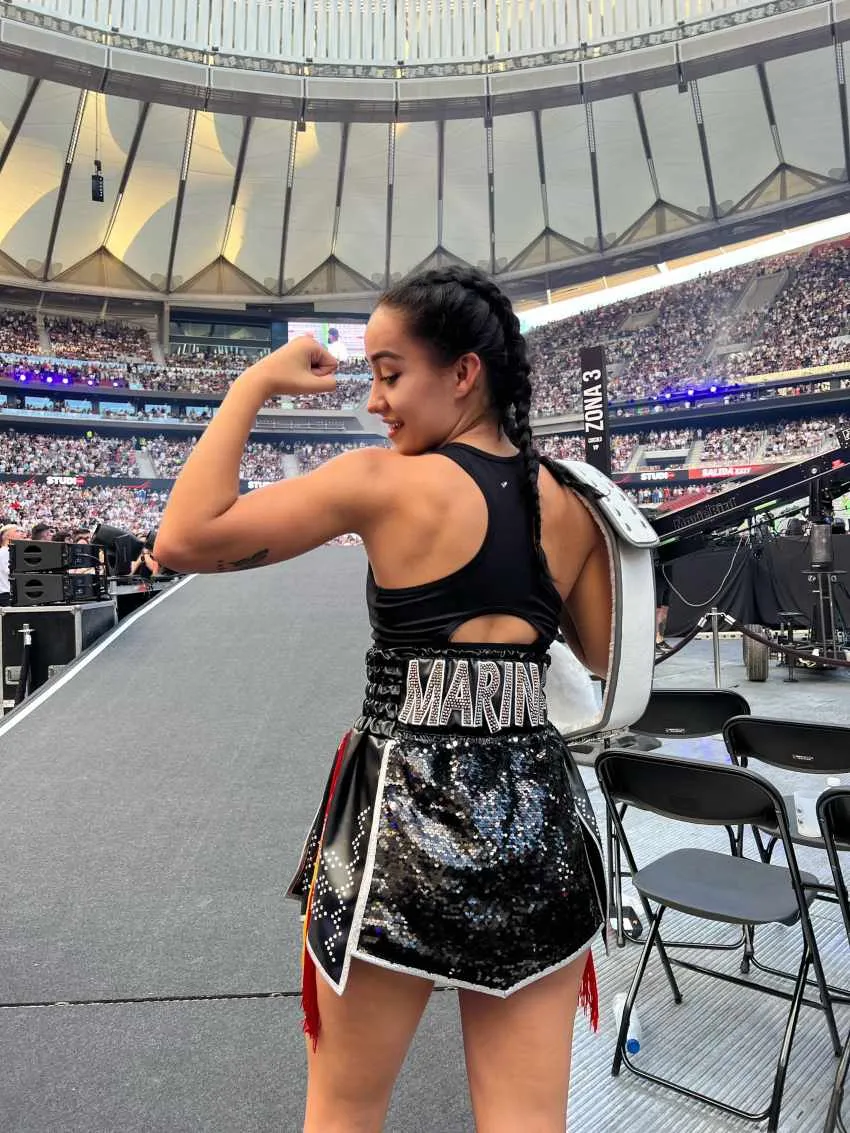 @_riverss_ La Rivers tras vencer a Samy Rivers en LVDA 3