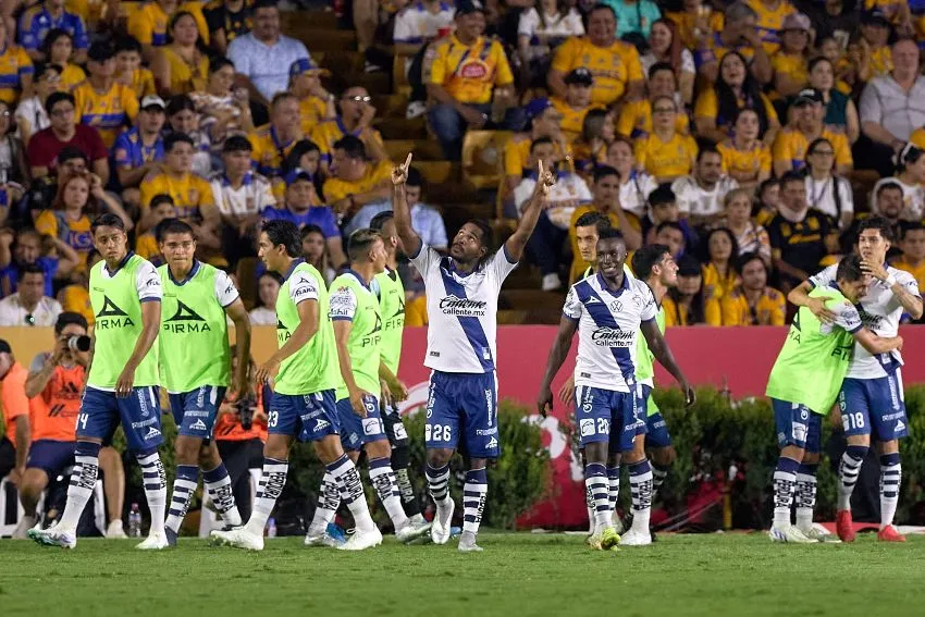 MEXSPORT Puebla en celebración de gol