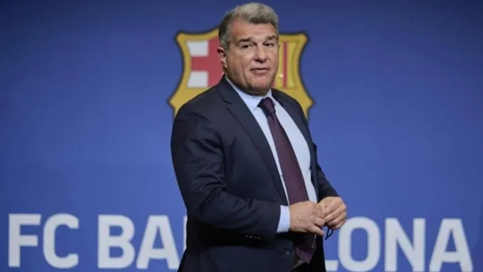 AP Joan Laporta en un evento