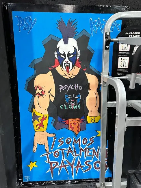 JAVIER GARCÍA Psicópata del Ring, el gimnasio de Psycho Clown