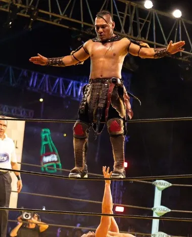 INSTAGRAM @hijodelvikingoaaaoficial El Hijo del Vikingo en Triplemanía XXI Tijuana