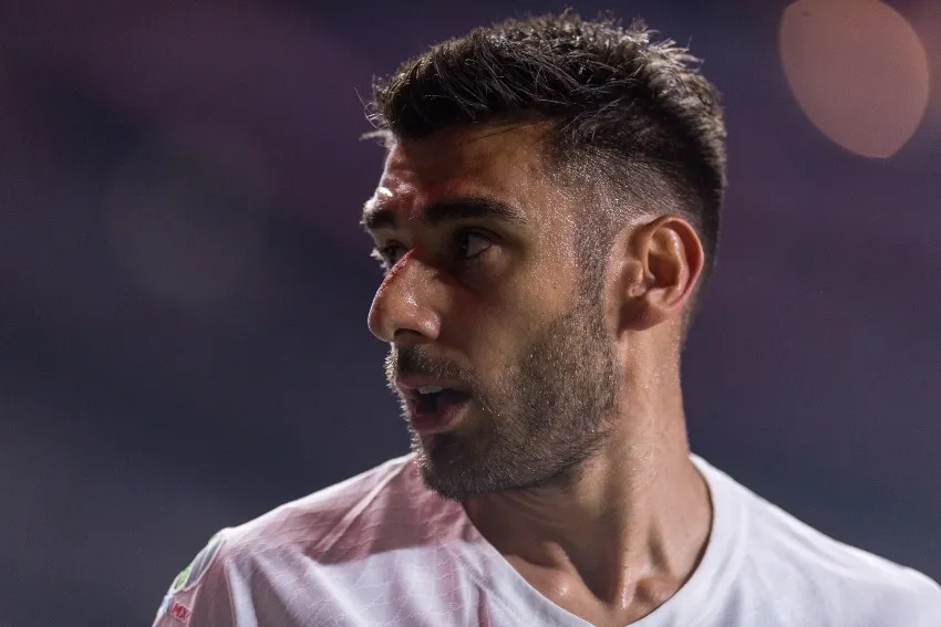 MEXSPORT Toto Salvio en un partido de Pumas