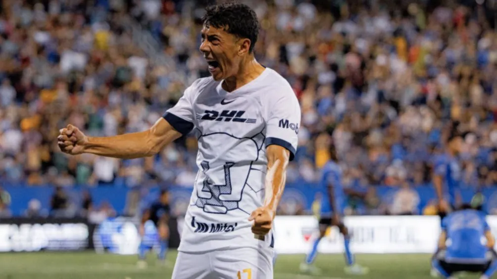 MEXSPORT Jorge celebra gol con Pumas en Leagues Cup
