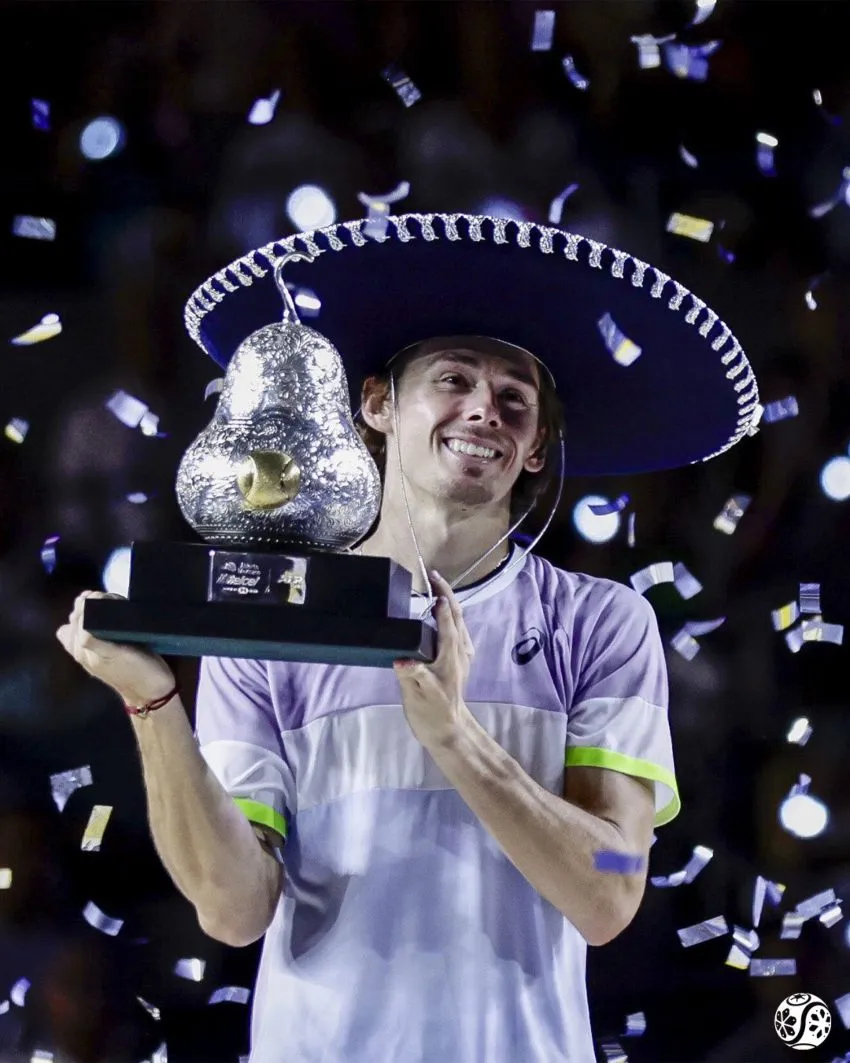 @alexdeminaur Alex de Miñaur tras ganar el Abierto de Acapulco