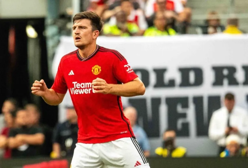 INSTAGRAM: @harrymaguire93 Harry en partido de preparación