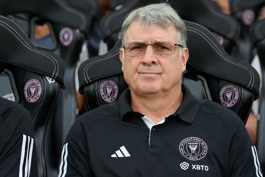 MEXSPORT Tata Martino en un partido de Inter Miami en Leagues Cup