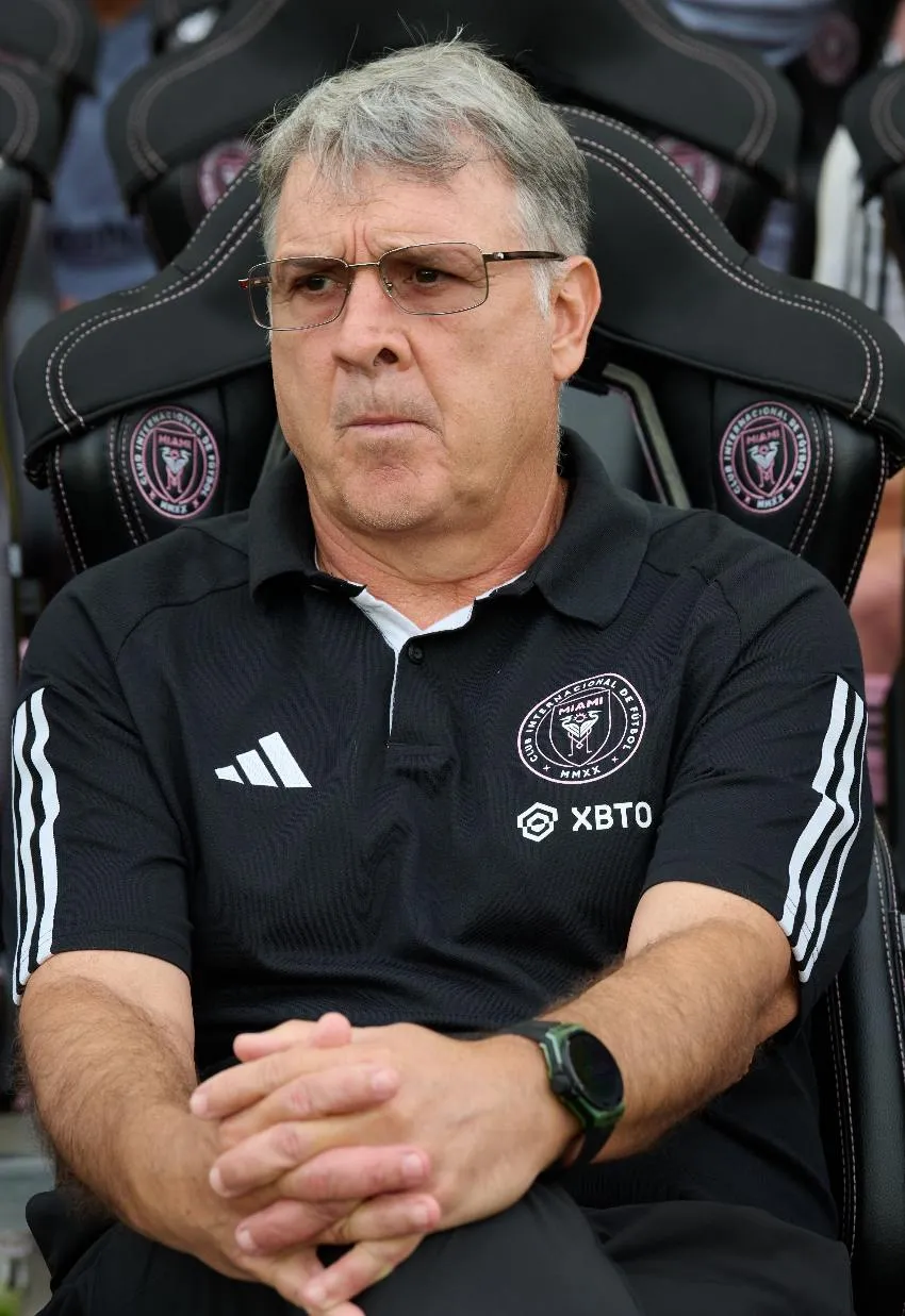 MEXSPORT Tata Martino en un partido de Inter Miami