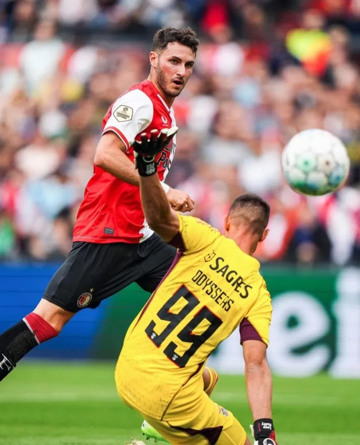 INSTAGRAM: @sant.gimenez Pronostican a Santi como el máximo goleador de la Ereedivisie